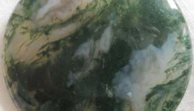 Moosachat Cabochon by 1STone Fuerteventura