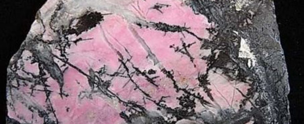Rhodonit Anschnitt Material by 1STone