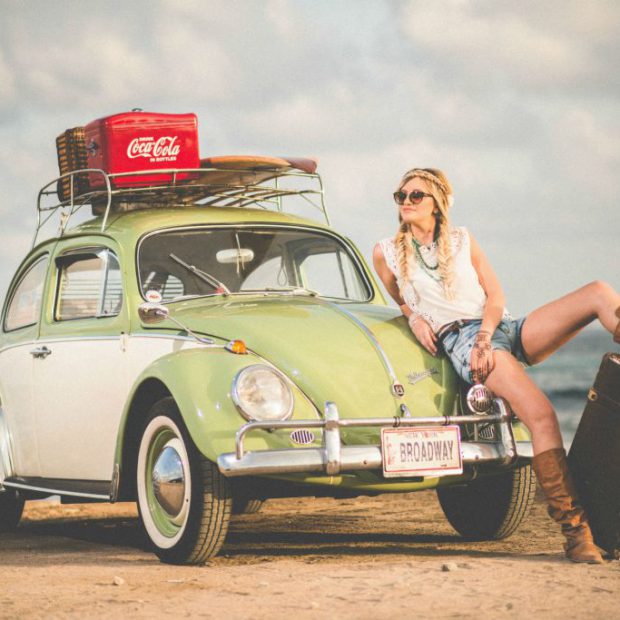 beetle beach girl
