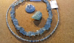 Aquamarin Rohkristall & Schmuck by 1STone Art & Design Custom Jewellery