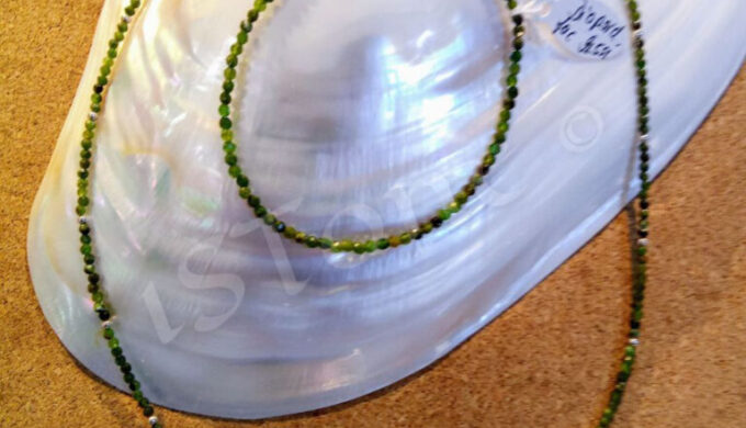 Diopsid Edelsteinkette & Armband by 1STone