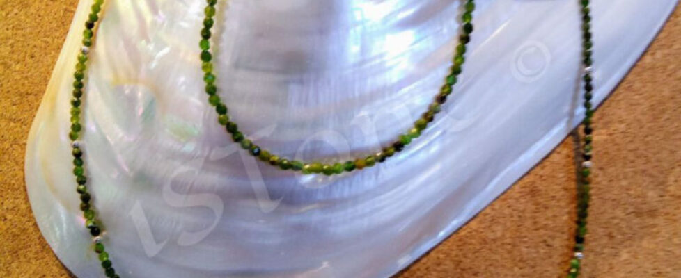 Diopsid Edelsteinkette & Armband by 1STone