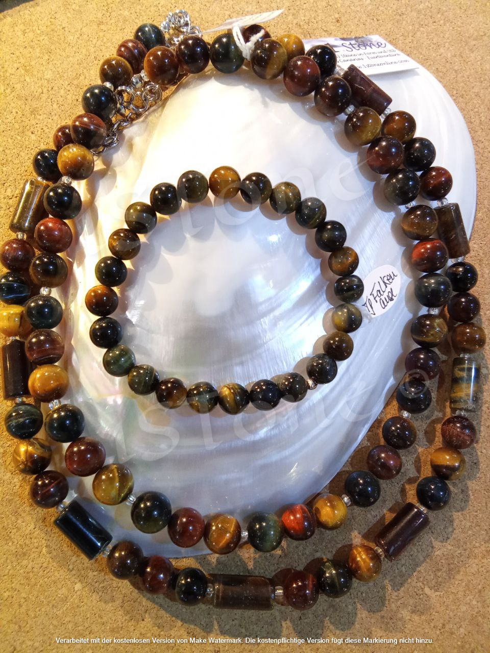 Falkenauge Edelsteinkette & Armband by 1STone