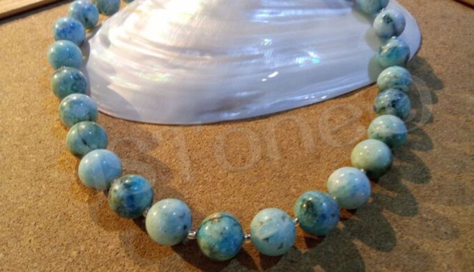 Hemimorphit Edelsteinkette by 1STone