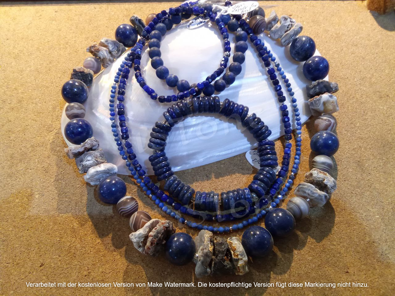 Lapis Lazuli Edelsteinketten & Armbaender by 1STone Fuerteventura