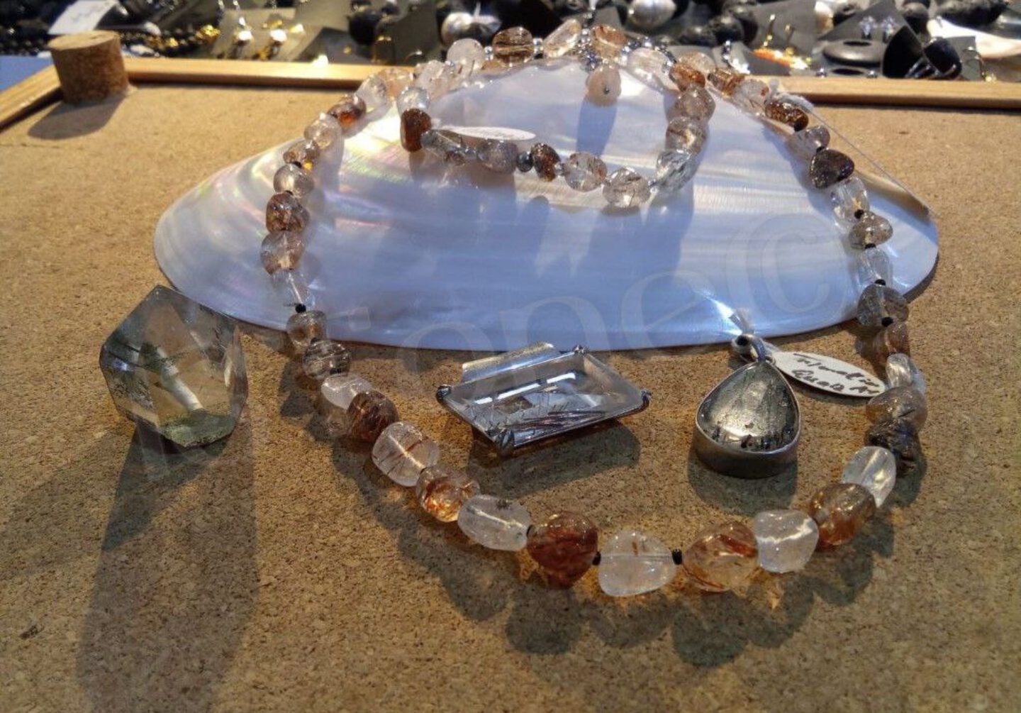 Edelsteinschmuck aus Rutilquarz by 1STone Edelsteinschmuck aus Rutilquarz by 1STone