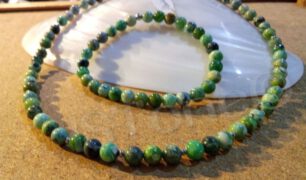 Variscit Edelsteinette und -Armband by 1STone